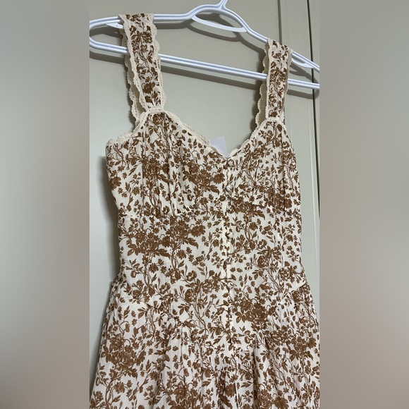 NWT American Eagle Sweetheart Corset Midi Dress - Picture 7 of 15